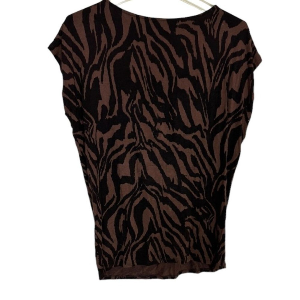 Michael Kors Women's Blouse Color Brown Size Medium  Sku 2369